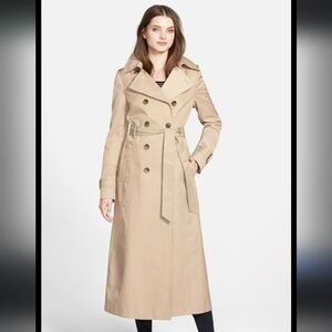 DKNY tan trench coat